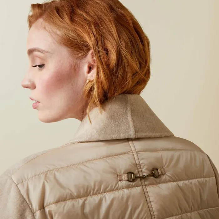 Women Jackets and Vests Ariat Sausalito Coat Oatmeal Women Jackets and Vests Ariat Sausalito Coat Oatmeal