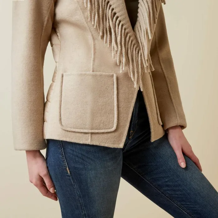 Women Jackets and Vests Ariat Sausalito Coat Oatmeal Women Jackets and Vests Ariat Sausalito Coat Oatmeal