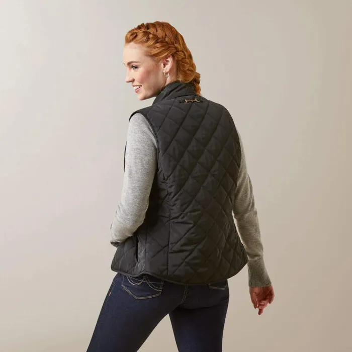 Women Jackets and Vests Ariat Woodside Vest Black Women Jackets and Vests Ariat Woodside Vest Black