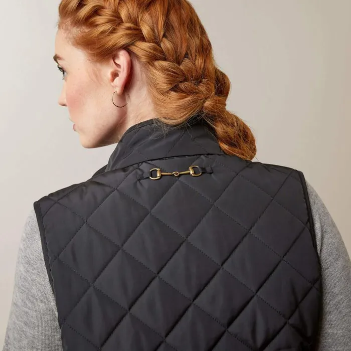 Women Jackets and Vests Ariat Woodside Vest Black Women Jackets and Vests Ariat Woodside Vest Black