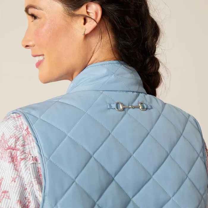 Women Jackets and Vests Ariat Woodside Vest Blue Shadow Women Jackets and Vests Ariat Woodside Vest Blue Shadow