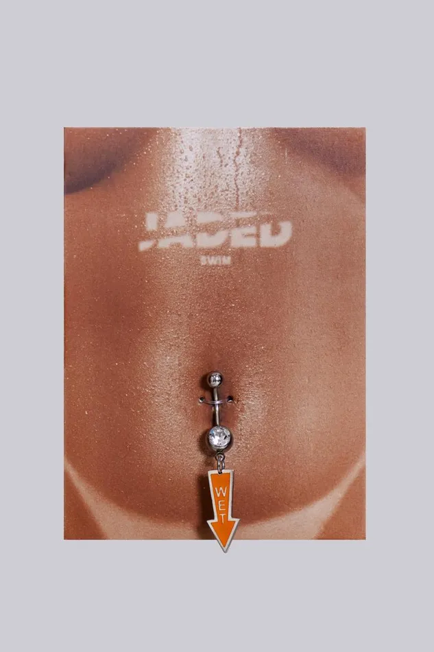 Women Jaded London Accessories All Wet Belly Bar