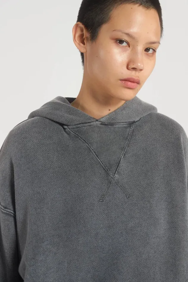 Women Jaded London Hoodies and Sweatshirts NTRLS Chrome Grey Oversized Hoodie