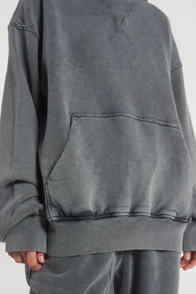 Women Jaded London Hoodies and Sweatshirts NTRLS Chrome Grey Oversized Hoodie