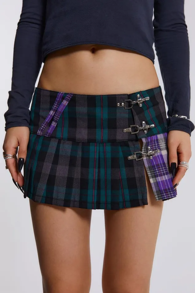 Women Jaded London Skirts Kilty As Charged Mini Skirt