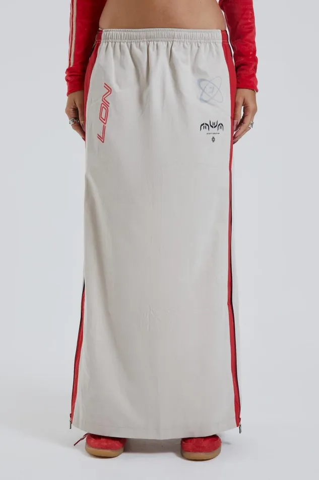 Women Jaded London Skirts Uptown Windbreaker Maxi Skirt