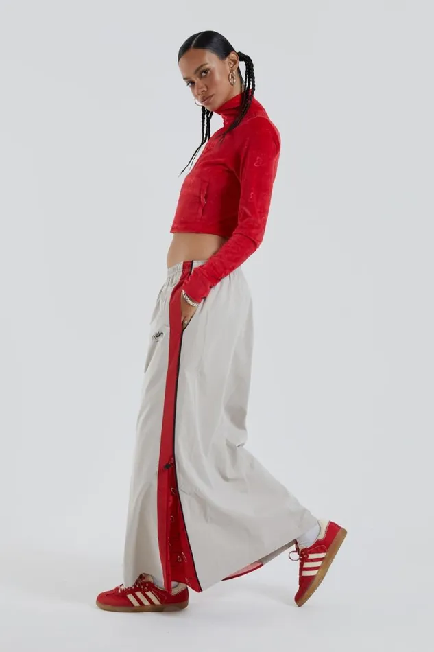 Women Jaded London Skirts Uptown Windbreaker Maxi Skirt