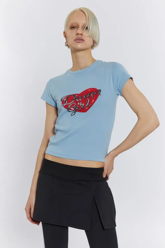 Women Jaded London TShirts Damn Girl Tee