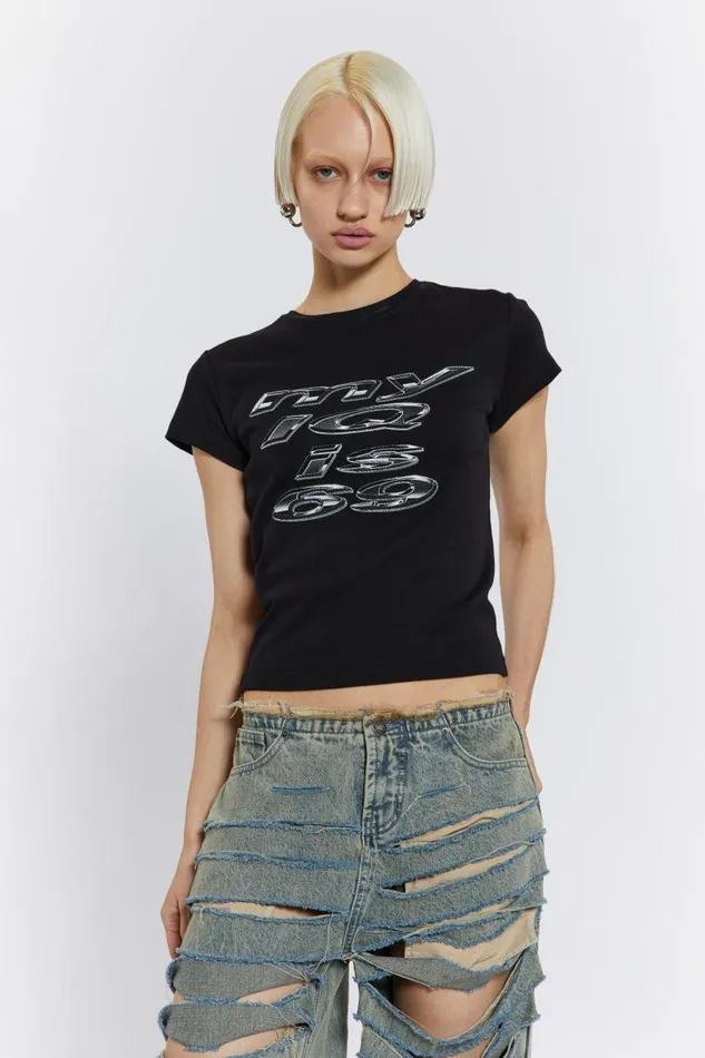 Women Jaded London TShirts IQ 69 Tee