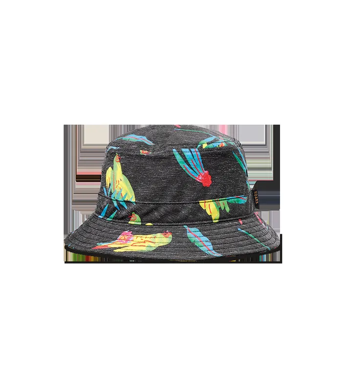 WomenMen Roark Hats Macaw Bucket Hat Black
