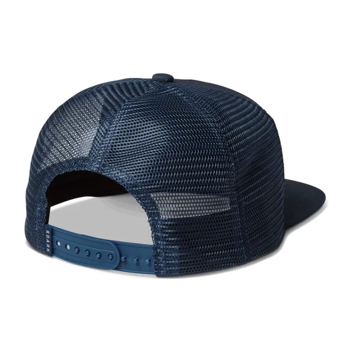 WomenMen Roark Hats Station Trucker Snapback Hat Dark Navy