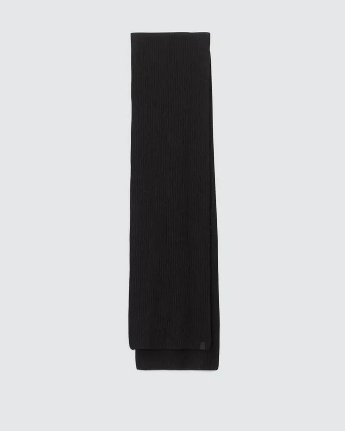 WomenMen Scarves 038 Ponchos Rag 038 Bone Ace Cashmere Scarf Black