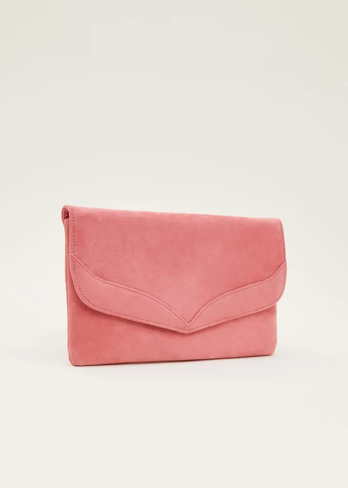 Women Phase Eight Bags and Clutches Caitlin Clutch Bag Watermelon