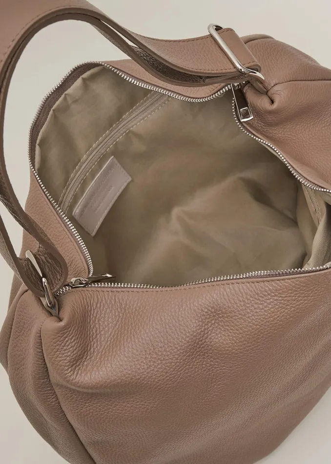 Women Phase Eight Bags and Clutches Leather Shopper Bag Putty White