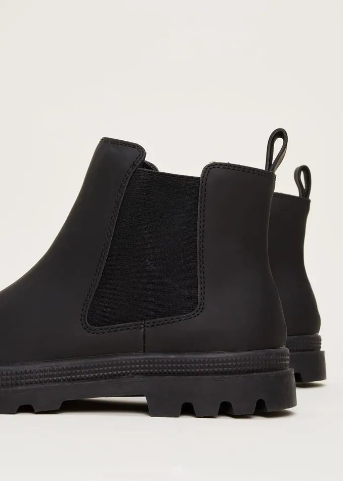 Women Phase Eight Boots Chunky Chelsea Boot Black