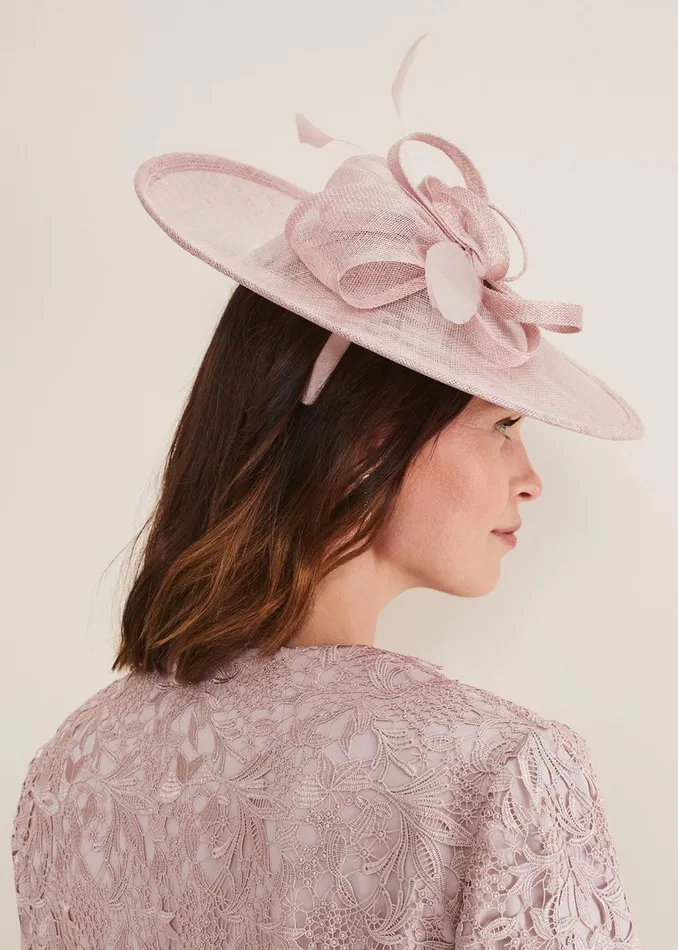 Women Phase Eight Fascinators and Hats Blush Pink Fascinator Antique Rose