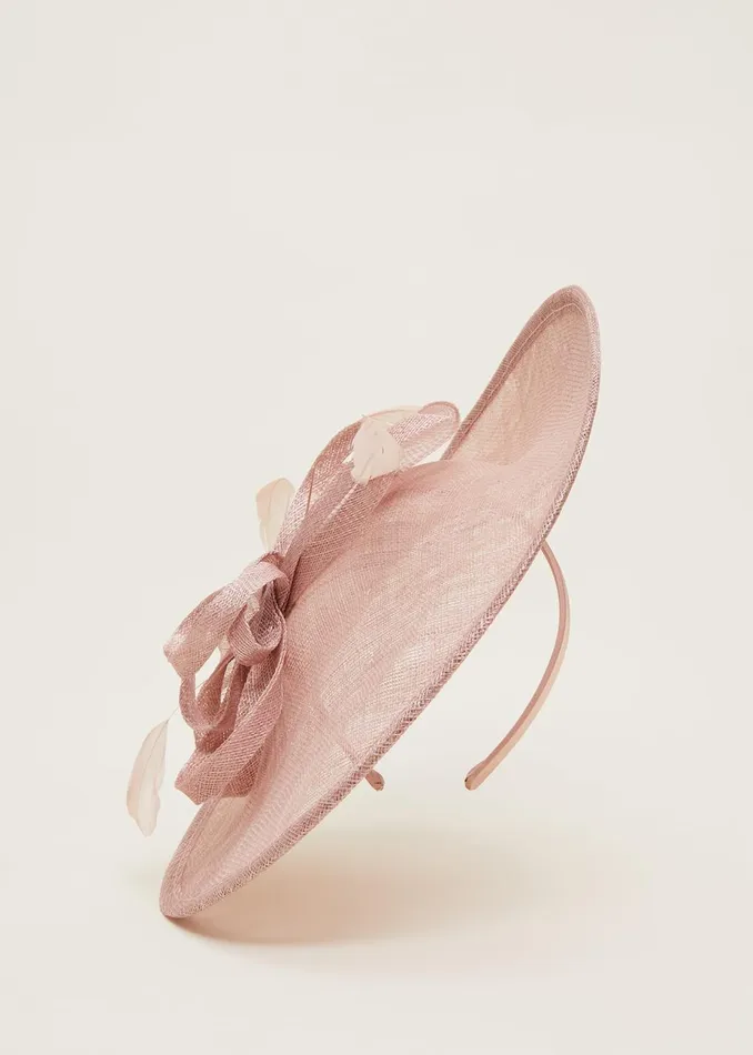 Women Phase Eight Fascinators and Hats Blush Pink Fascinator Antique Rose