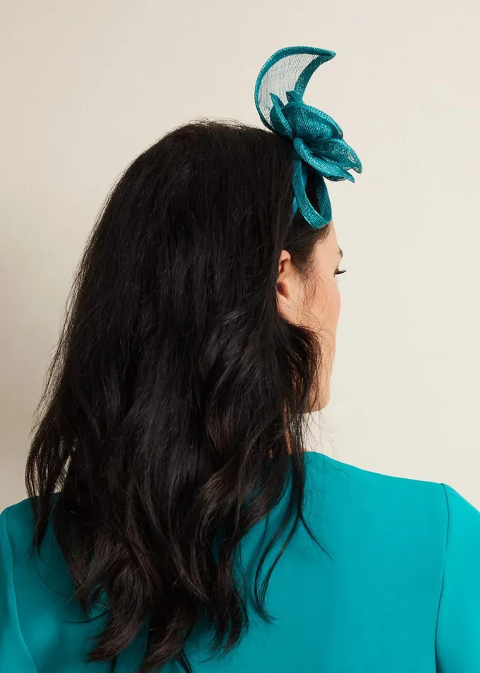 Women Phase Eight Fascinators and Hats Green Flower Headband Bright Green