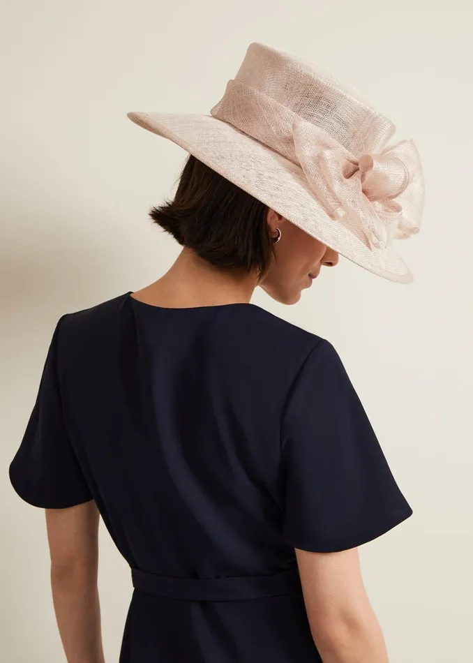 Women Phase Eight Fascinators and Hats Layered Bow Hat Latte