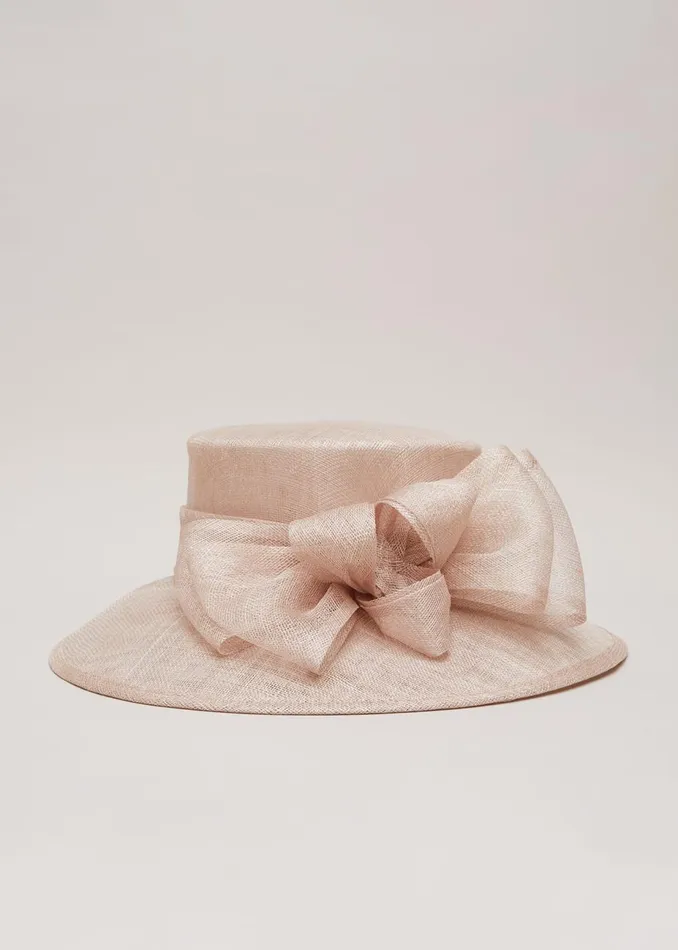 Women Phase Eight Fascinators and Hats Layered Bow Hat Latte
