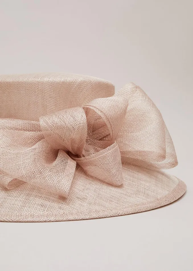 Women Phase Eight Fascinators and Hats Layered Bow Hat Latte