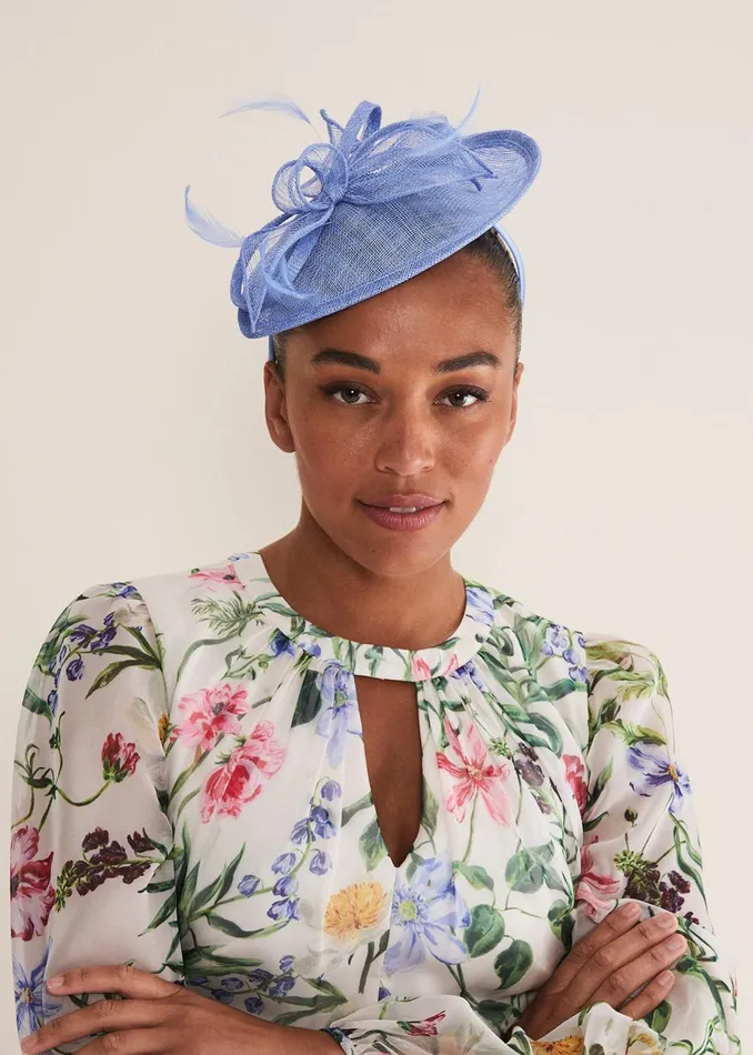 Women Phase Eight Fascinators and Hats Light Blue Fascinator Cornflower