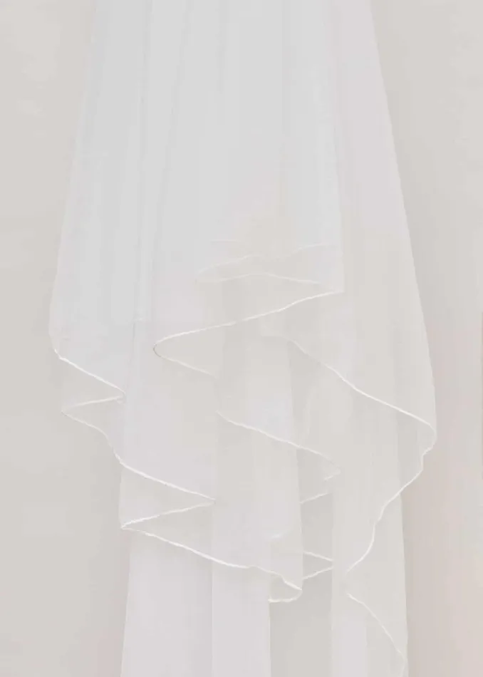 Women Phase Eight Fascinators and Hats Long Double Tier Veil Ivory