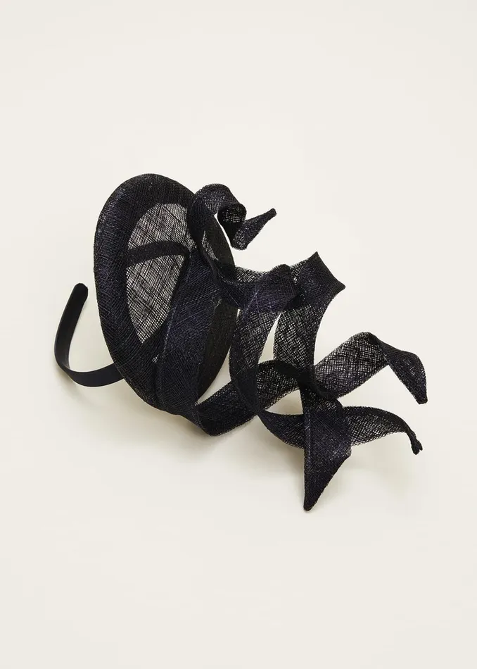 Women Phase Eight Fascinators and Hats Navy Pillbox Fascinator Navy