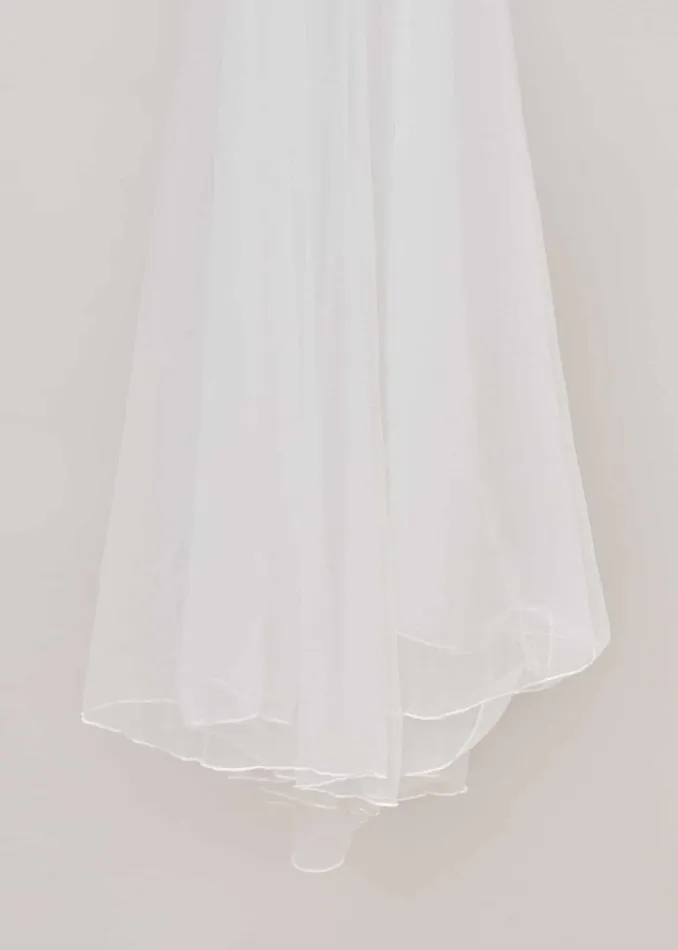 Women Phase Eight Fascinators and Hats Short Double Tier Veil Ivory