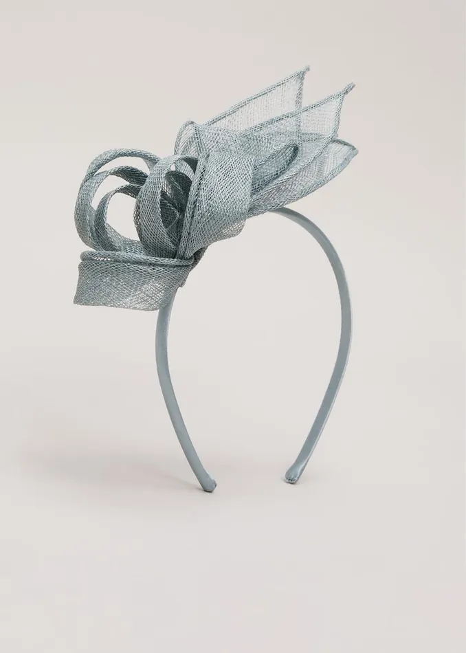 Women Phase Eight Fascinators and Hats Twist Bow Headband Light Green