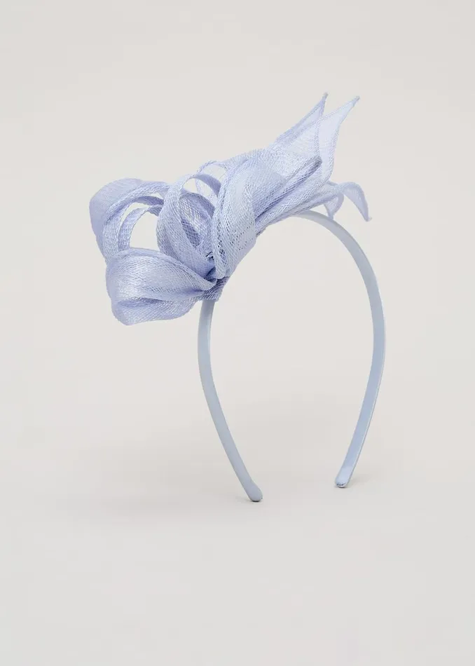 Women Phase Eight Fascinators and Hats Twist Bow Headband Pale Blue