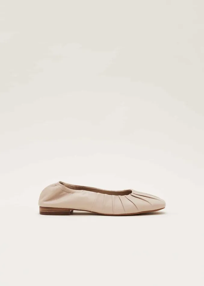 Women Phase Eight Flats Elasticated Pump Neutral