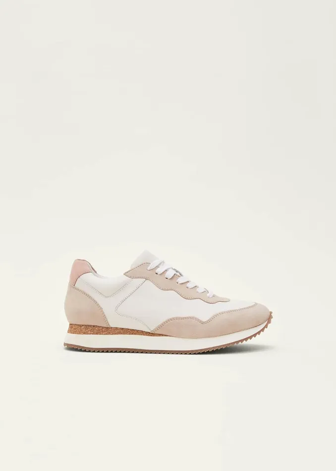 Women Phase Eight Flats Runner Trainer Beige