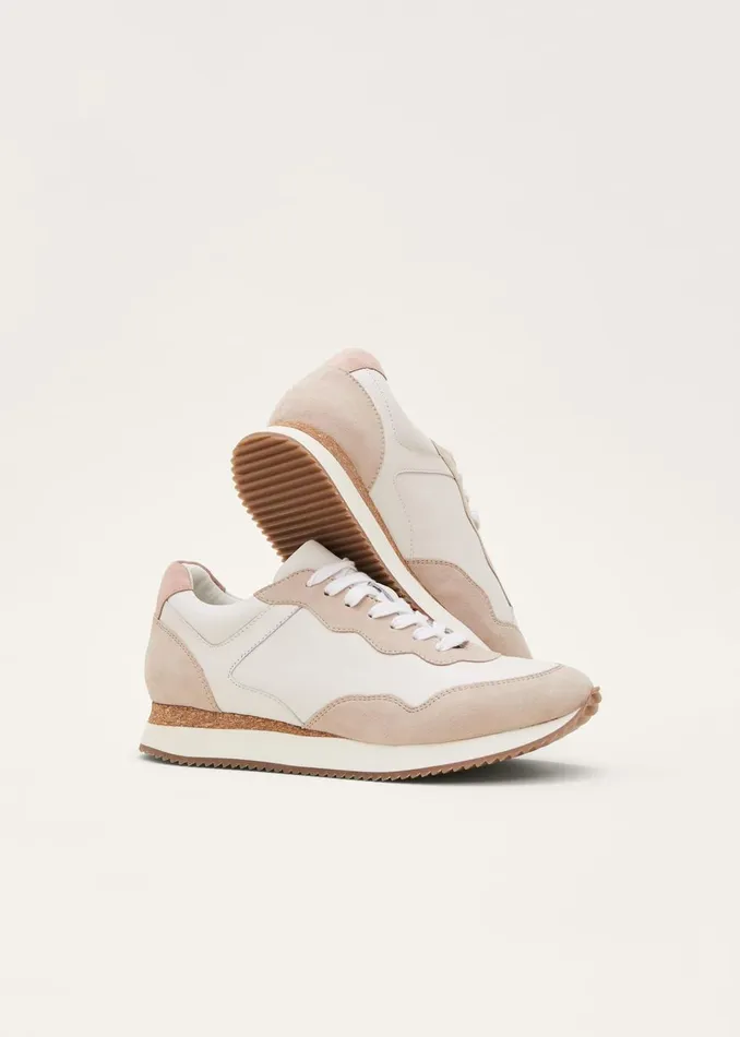 Women Phase Eight Flats Runner Trainer Beige