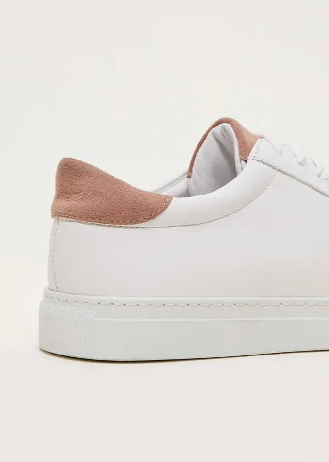 Women Phase Eight Flats Tab Trainer White