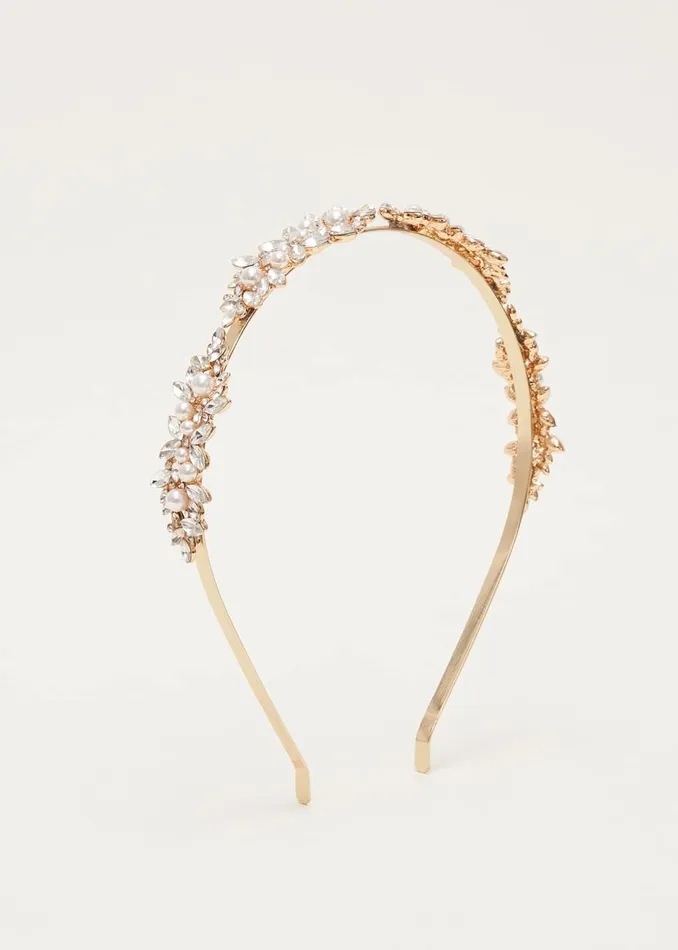 Women Phase Eight Headbands Pearl Headband Gold