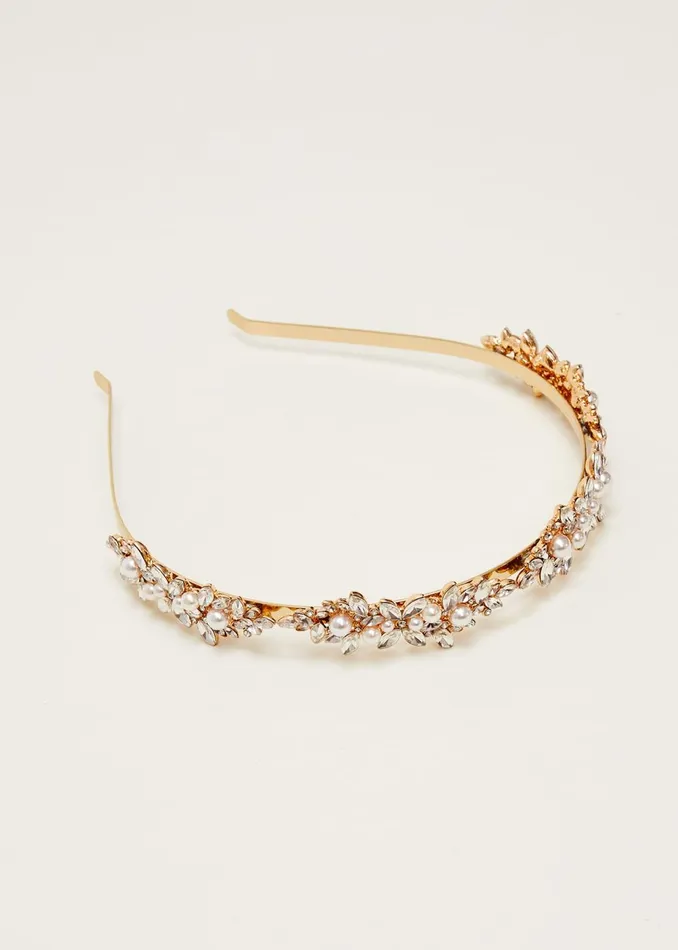 Women Phase Eight Headbands Pearl Headband Gold