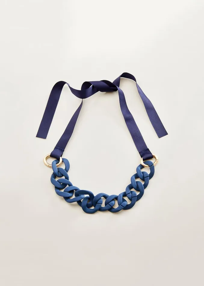 Women Phase Eight Jewellery Bili Resin Necklace Blue