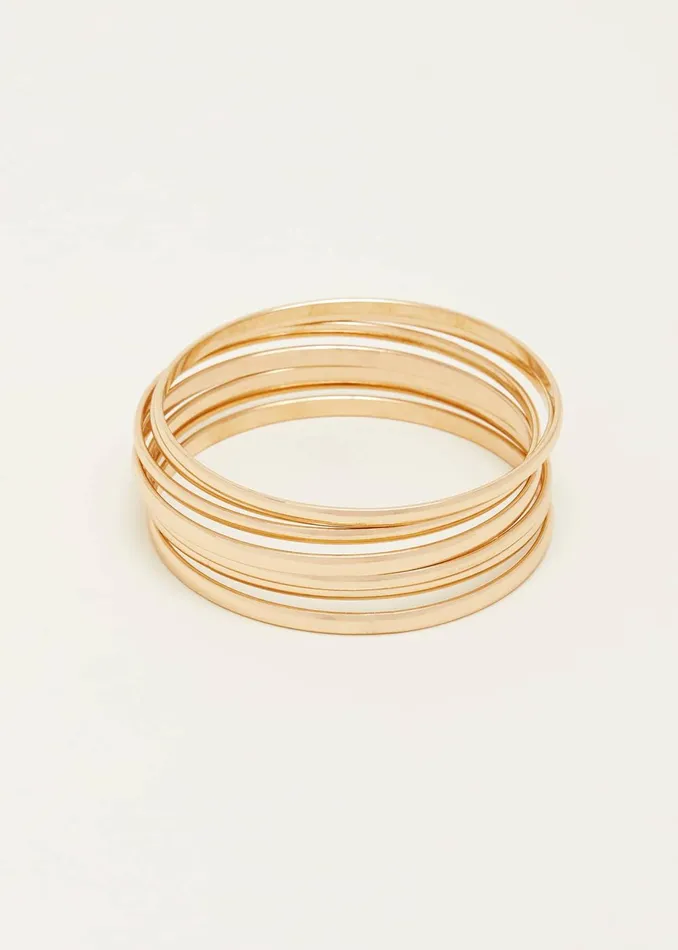 Women Phase Eight Jewellery Gold Bangles Gold