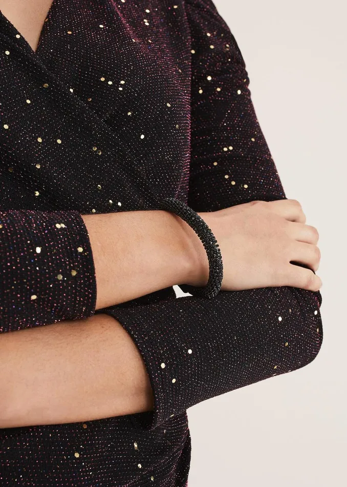Women Phase Eight Jewellery Sparkle Bracelet Black