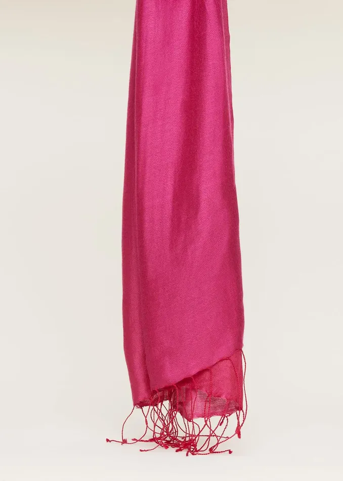 Women Phase Eight Scarves Diamond Weave Scarf Magenta