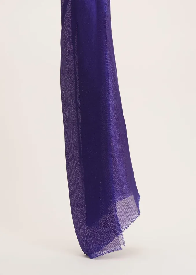 Women Phase Eight Scarves Verity Scarf Cobalt