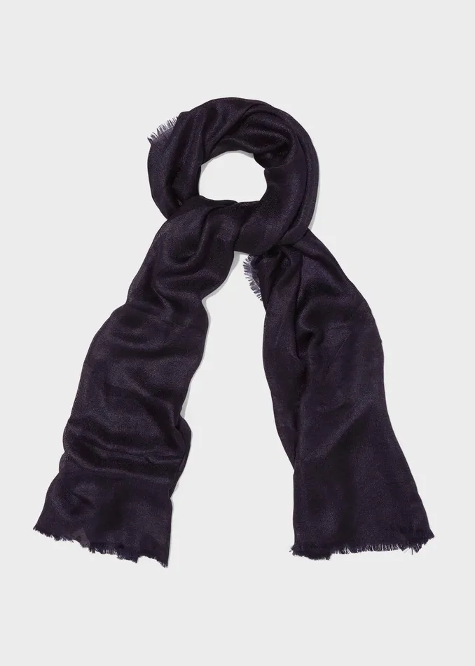 Women Phase Eight Scarves Verity Shawl Navy