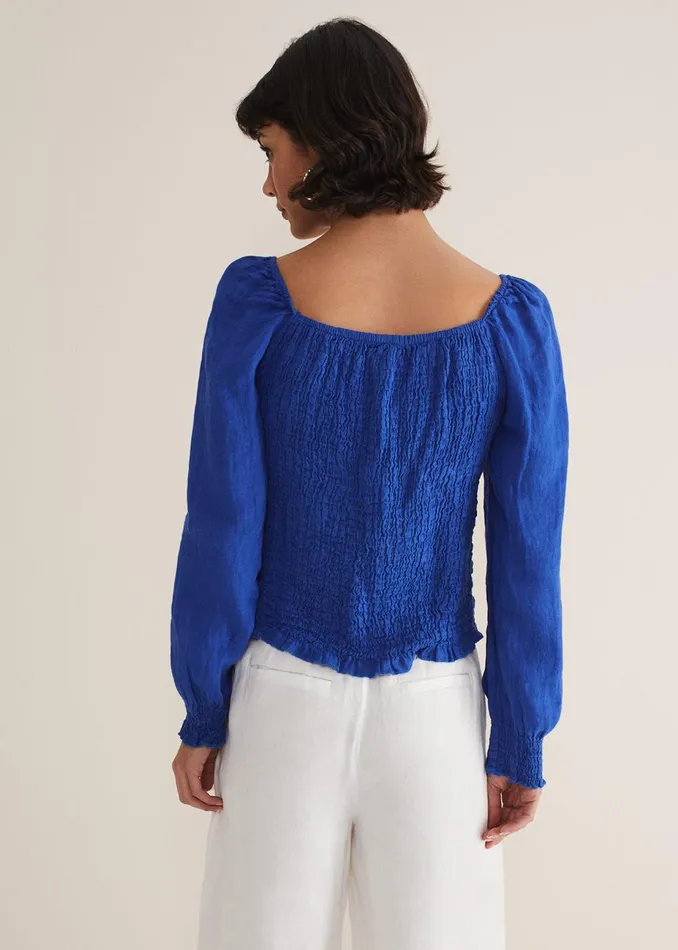Women Phase Eight Shirts and Blouses Esty Blue Blouse Cobalt