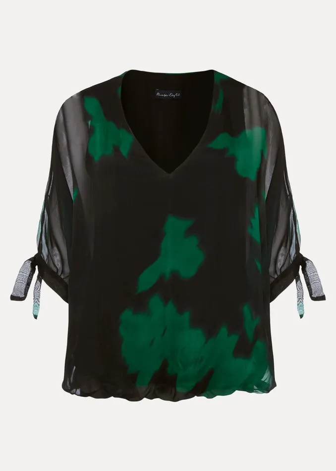 Women Phase Eight Shirts and Blouses Madison Silk Blouse Green