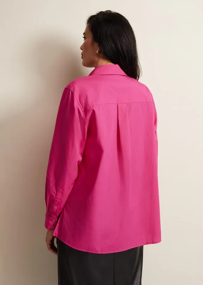Women Phase Eight Shirts and Blouses Pink Cotton Shirt Pink