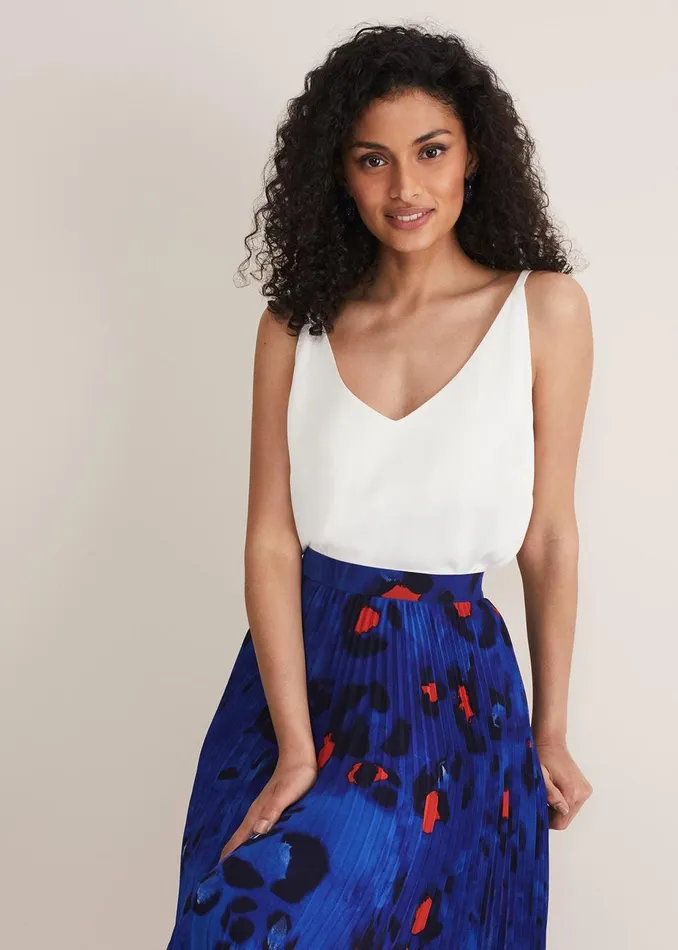 Women Phase Eight Tops and TShirts Alanis Cami Top Cream