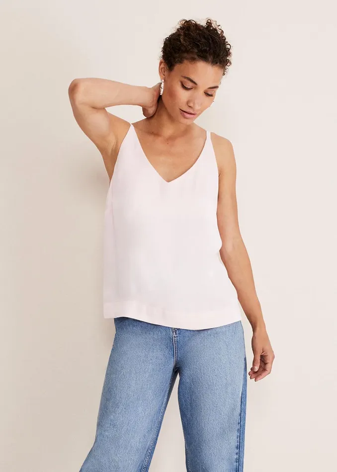 Women Phase Eight Tops and TShirts Alanis Cami Top Pale Pink