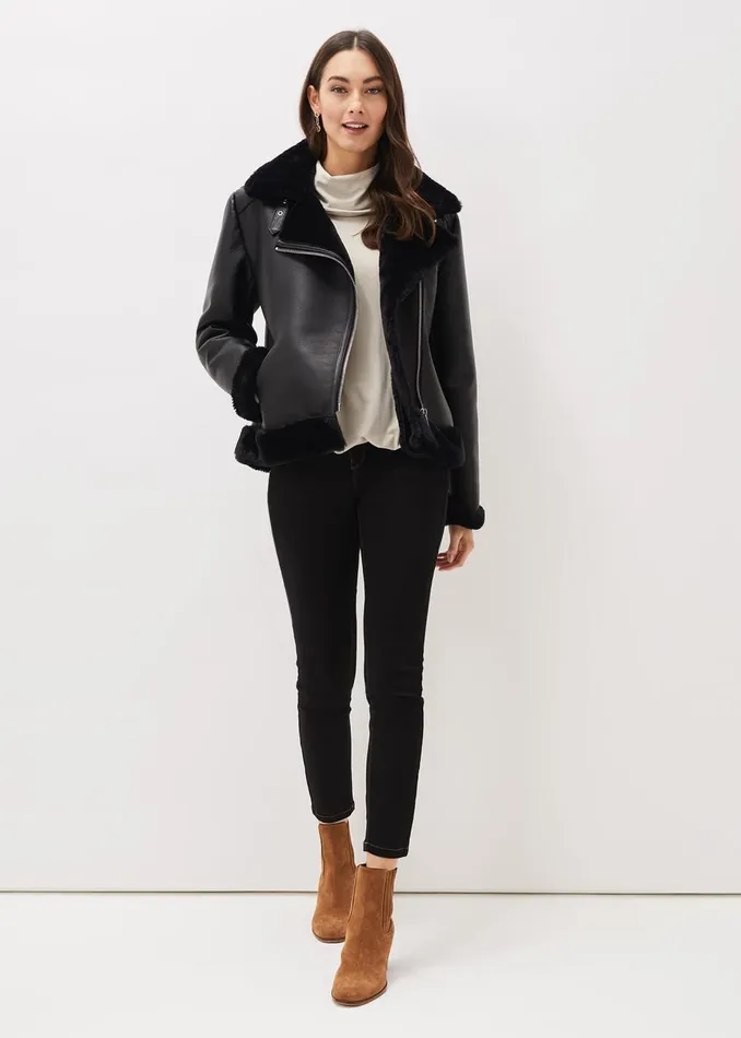 Women Phase Eight Tops and TShirts Elia Cowl Neck Blouson Top Stone