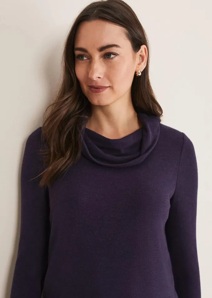 Women Phase Eight Tops and TShirts Heiley Double Layer Top Greenstone